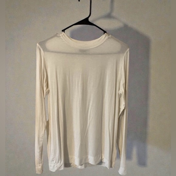 Mono B Tops - 🌺MONO B BLEND MULBERRY SILK OPEN BACK LONG SLEEVE SOFT TOP